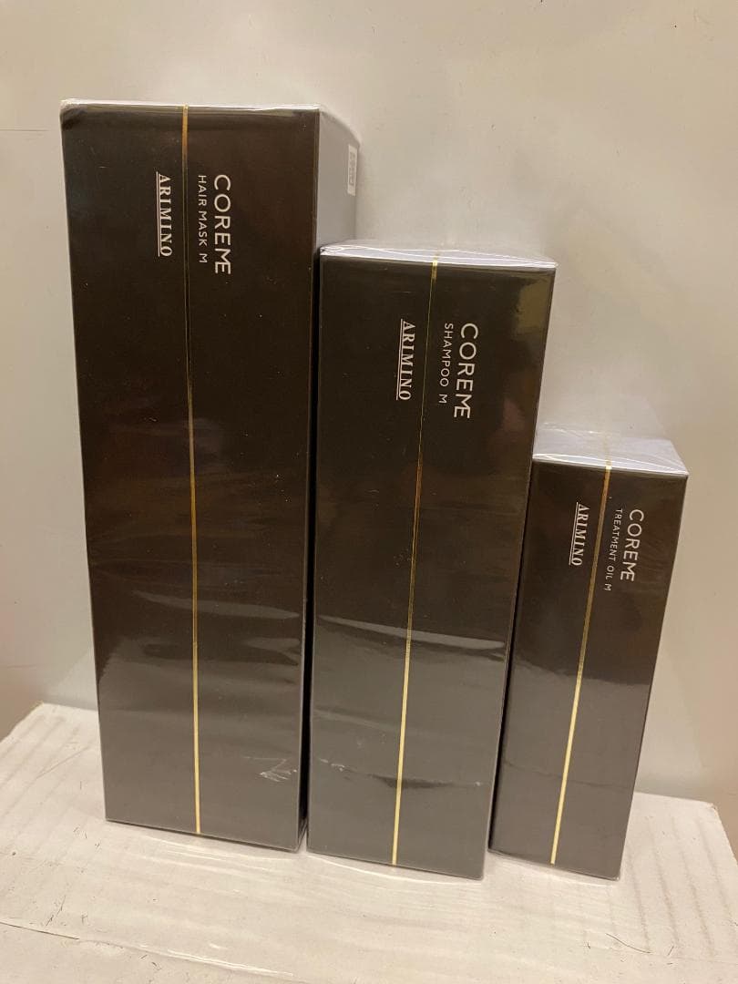 COREME M シャンプー 250ml ヘアマスク235gミルク80g　セット