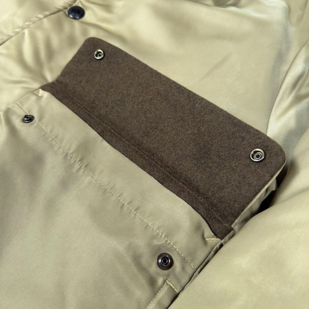 《激レア》BONEVILLE 90s ナイロンパフジャケット 中綿 カーキ 48