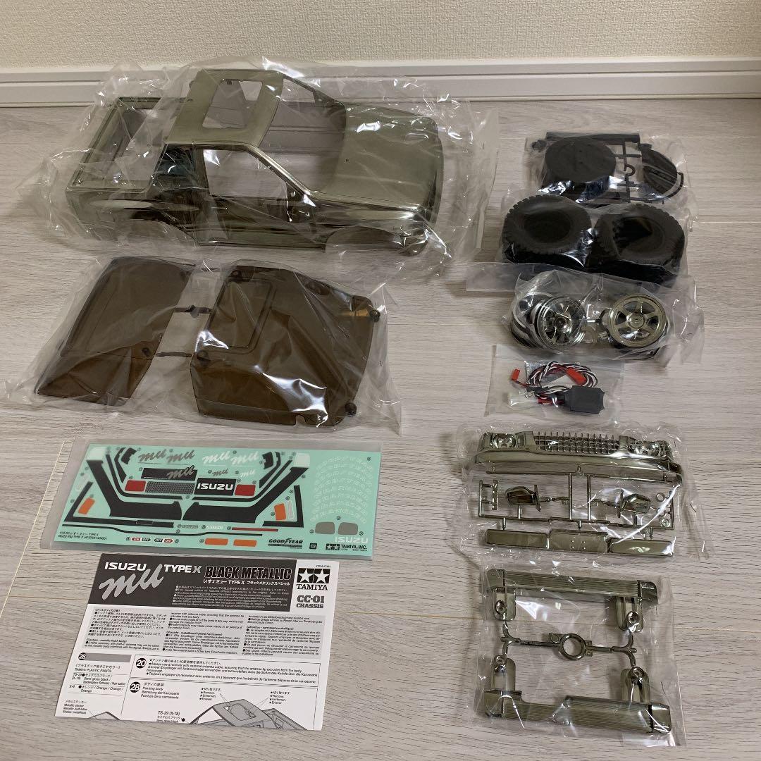 タミヤ CC-01 ミュー ブラックメタリックボディセットCC-02 CR-01