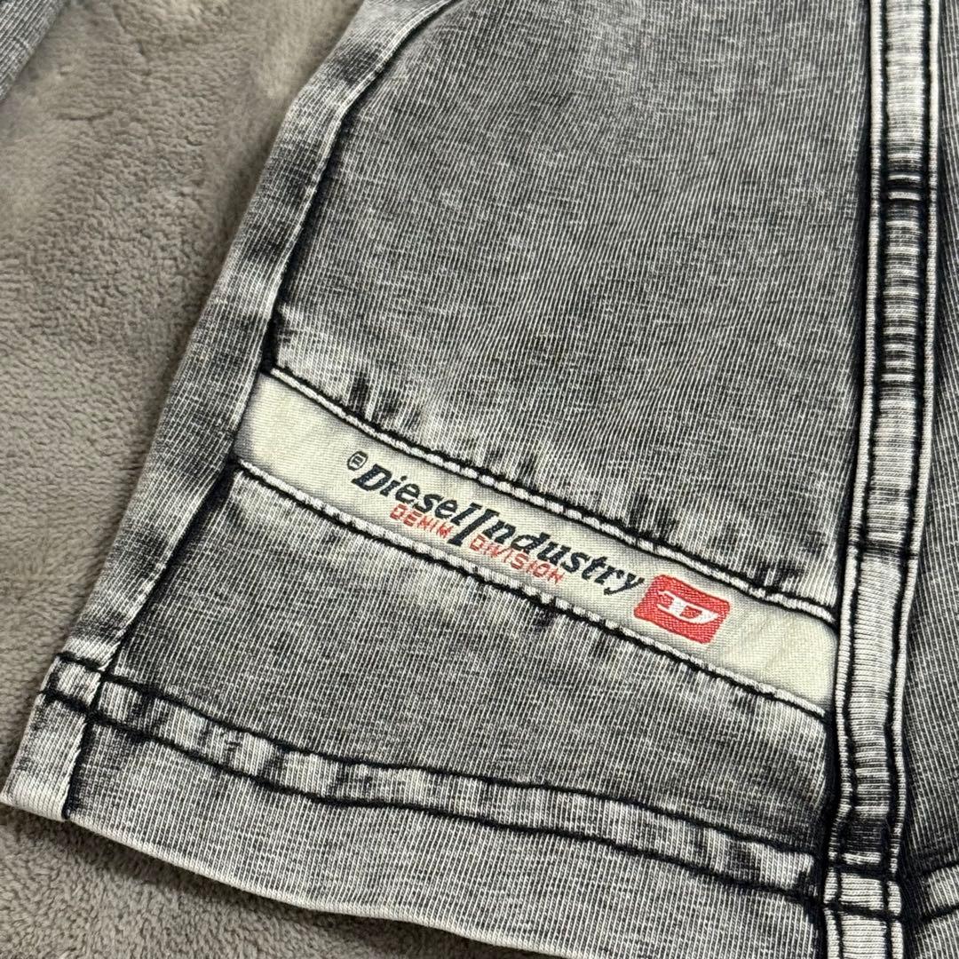 diesel t-elin デニム トップス ウィメンズ プルオーバー グレー