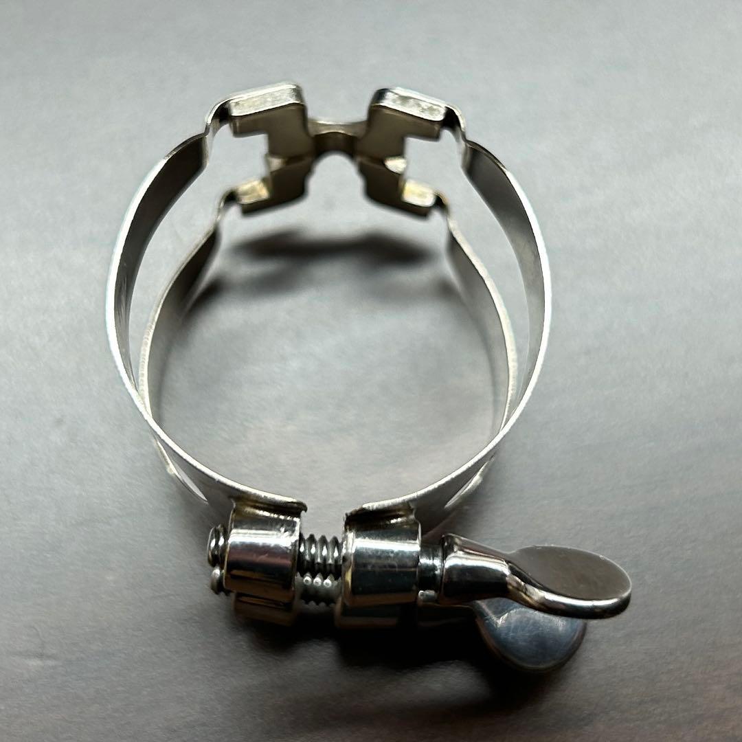 復刻版ハリソンリガチャー テナーサックス用 銀メッキ 品