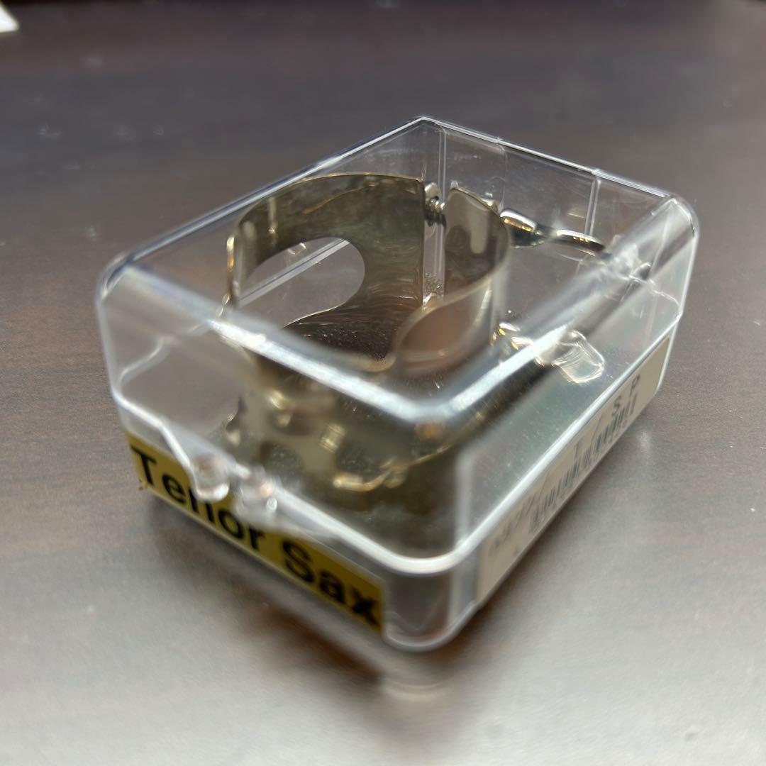 復刻版ハリソンリガチャー テナーサックス用 銀メッキ 品