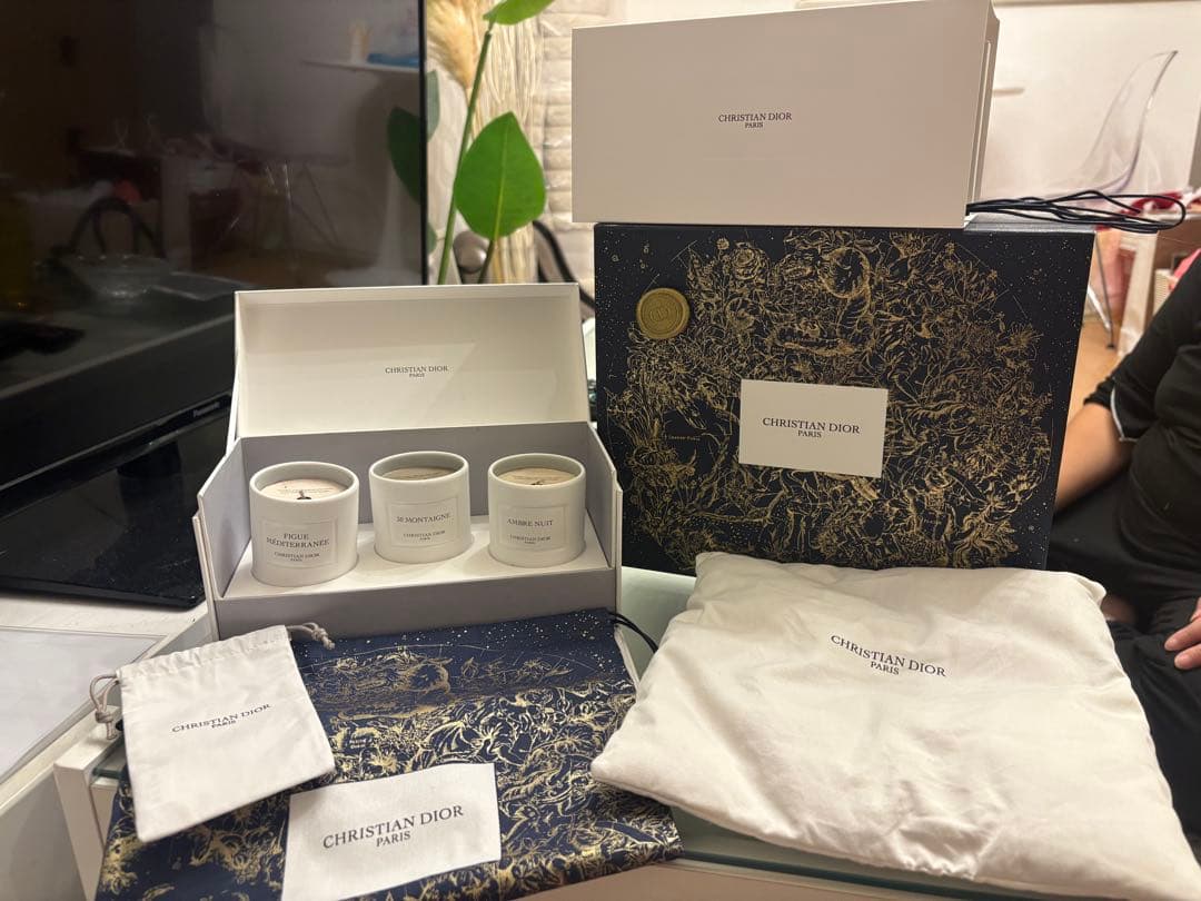 CHRISTIAN DIOR アロマキャンドル3個セット