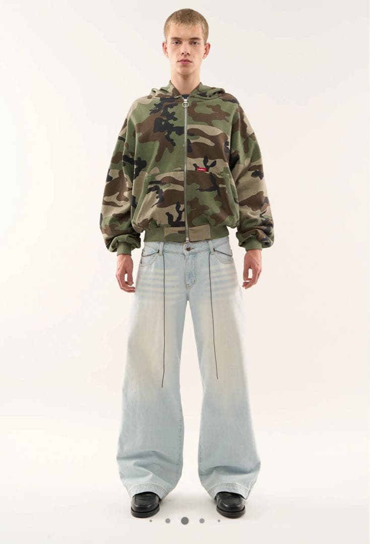 scuffers 迷彩 Lサイズ フルジップパーカー - メルカリ