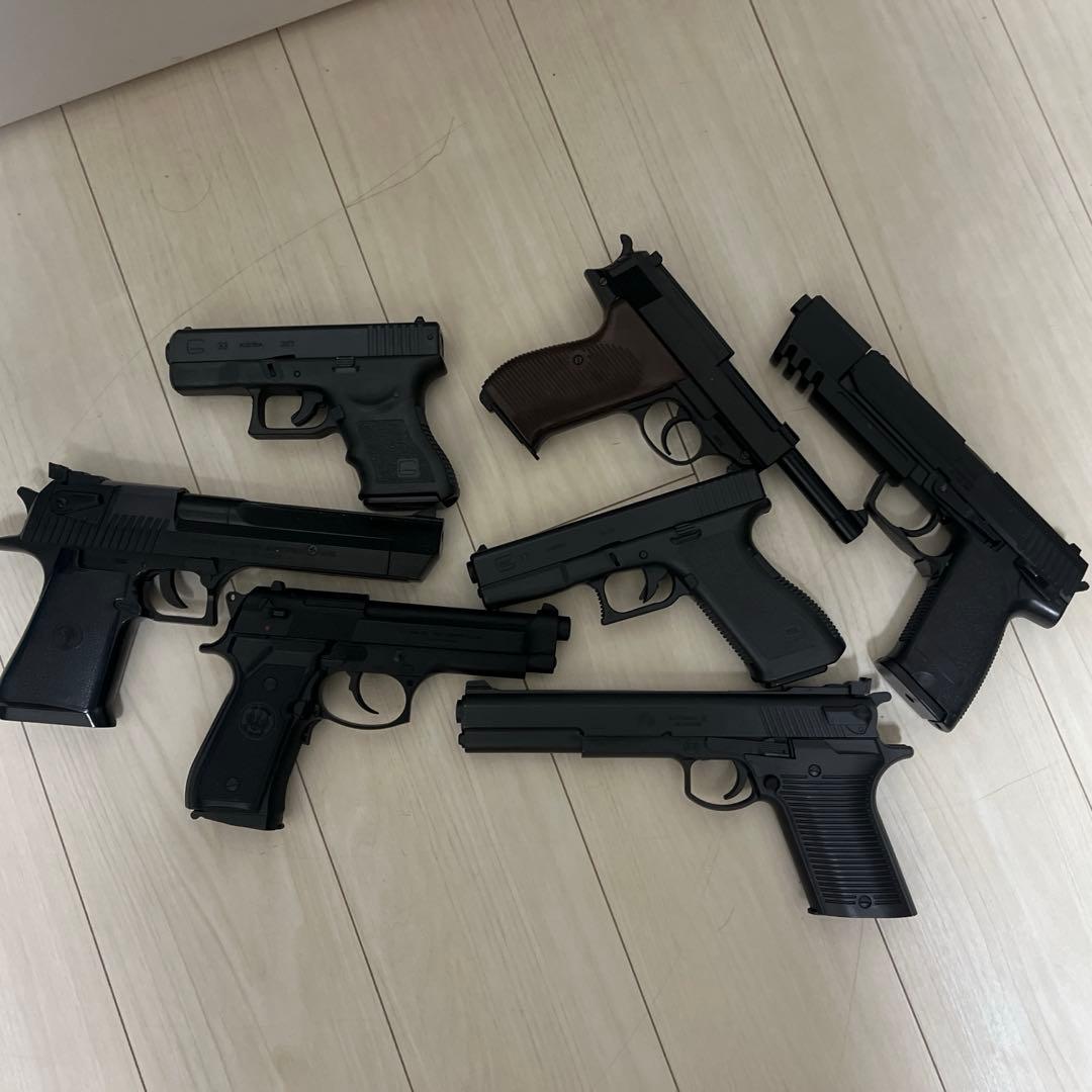 エアガン 電動ガン詰め合わせ グロック ベレッタ デザートイーグル ワルサー等