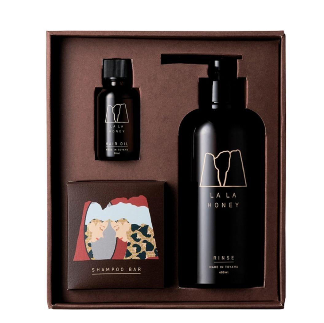 LALA HONEY ブラウン ベーシック ヘアケア 3点セット LALA HONEY ブラウン ベーシック ヘアケア 3点セット | ヘアケア