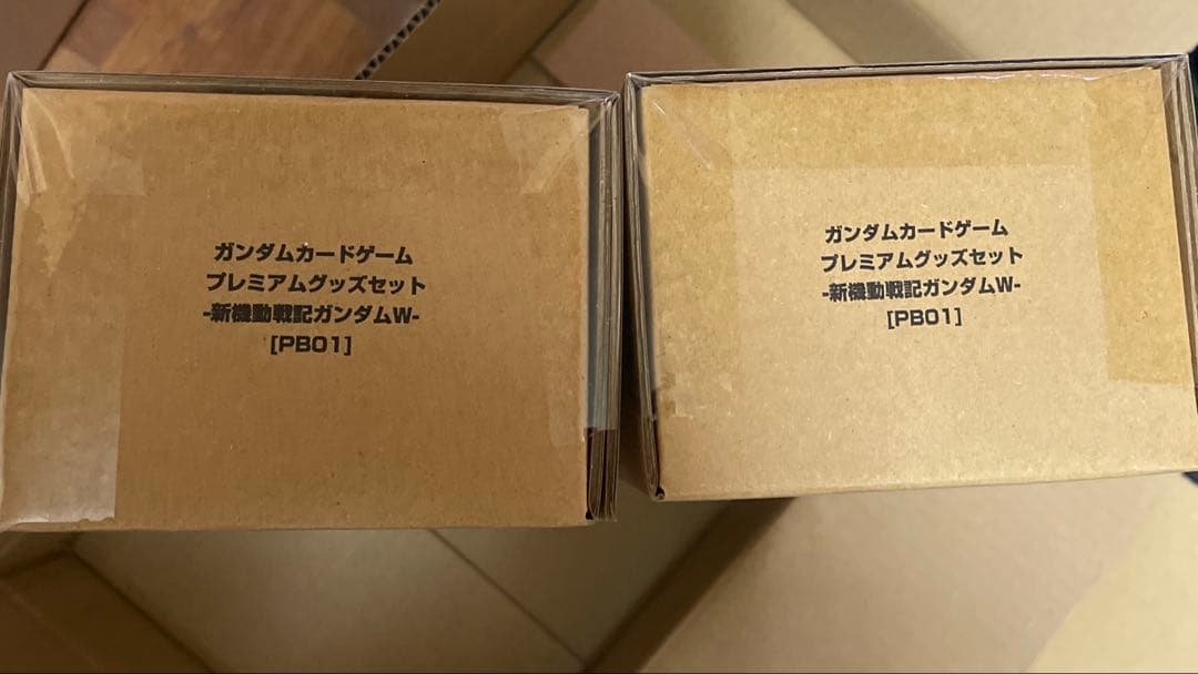 ガンダムカードプレミアムグッズセット-新機動戦記ガンダムW 2個