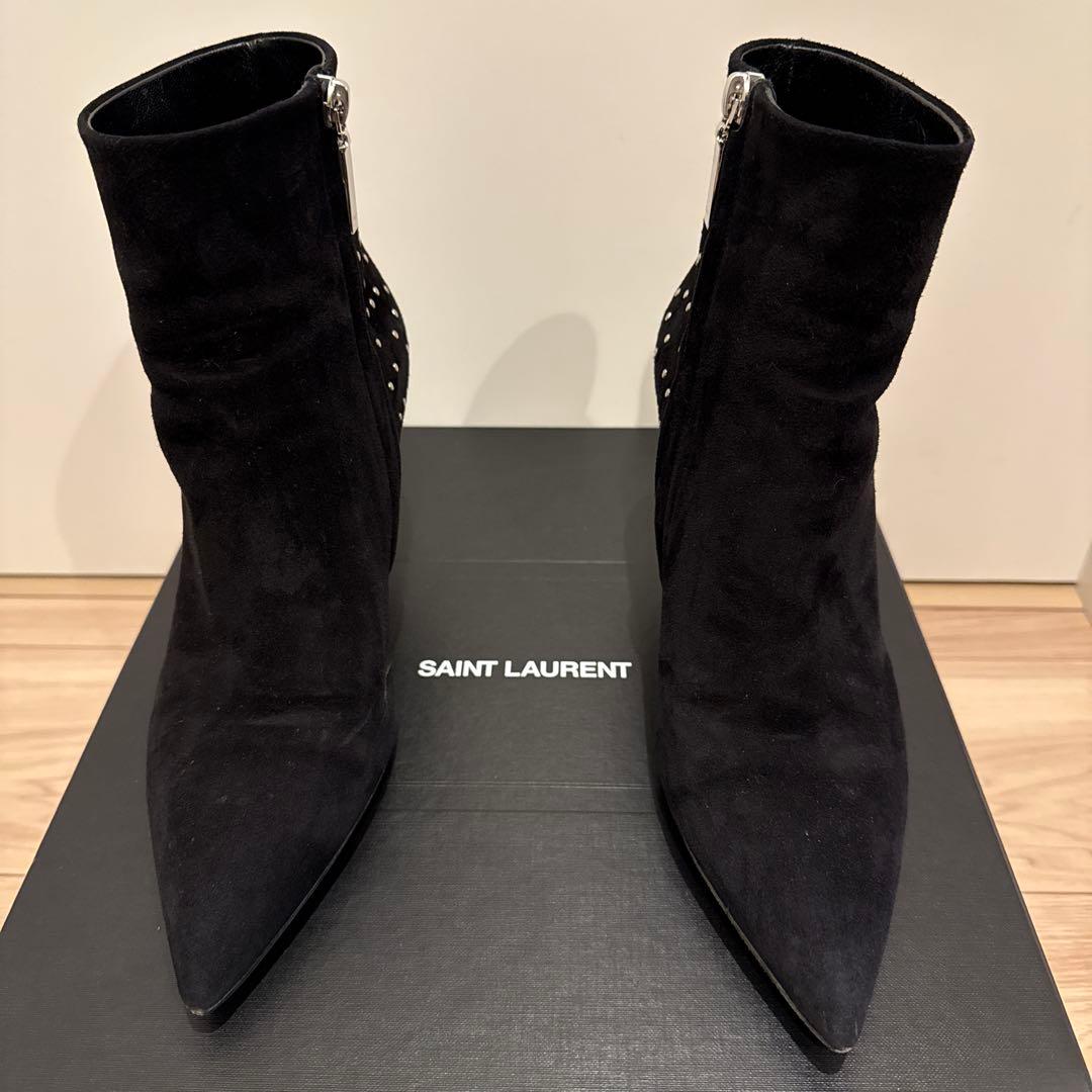 サンローランショートブーツ
