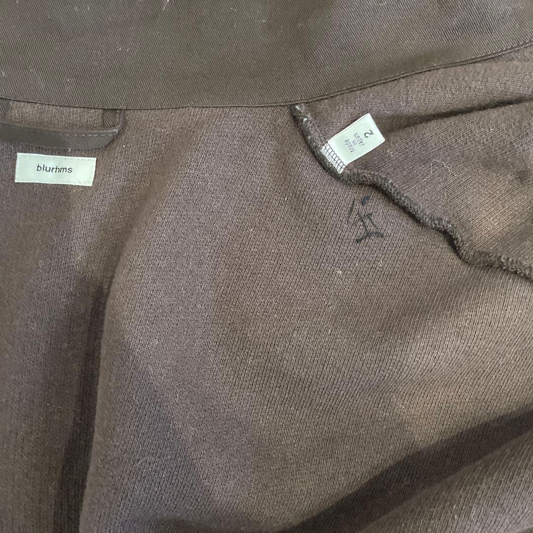 状態価格】blurhms WOOL BOA ZIP JACKET ブラウン 2 - メルカリ
