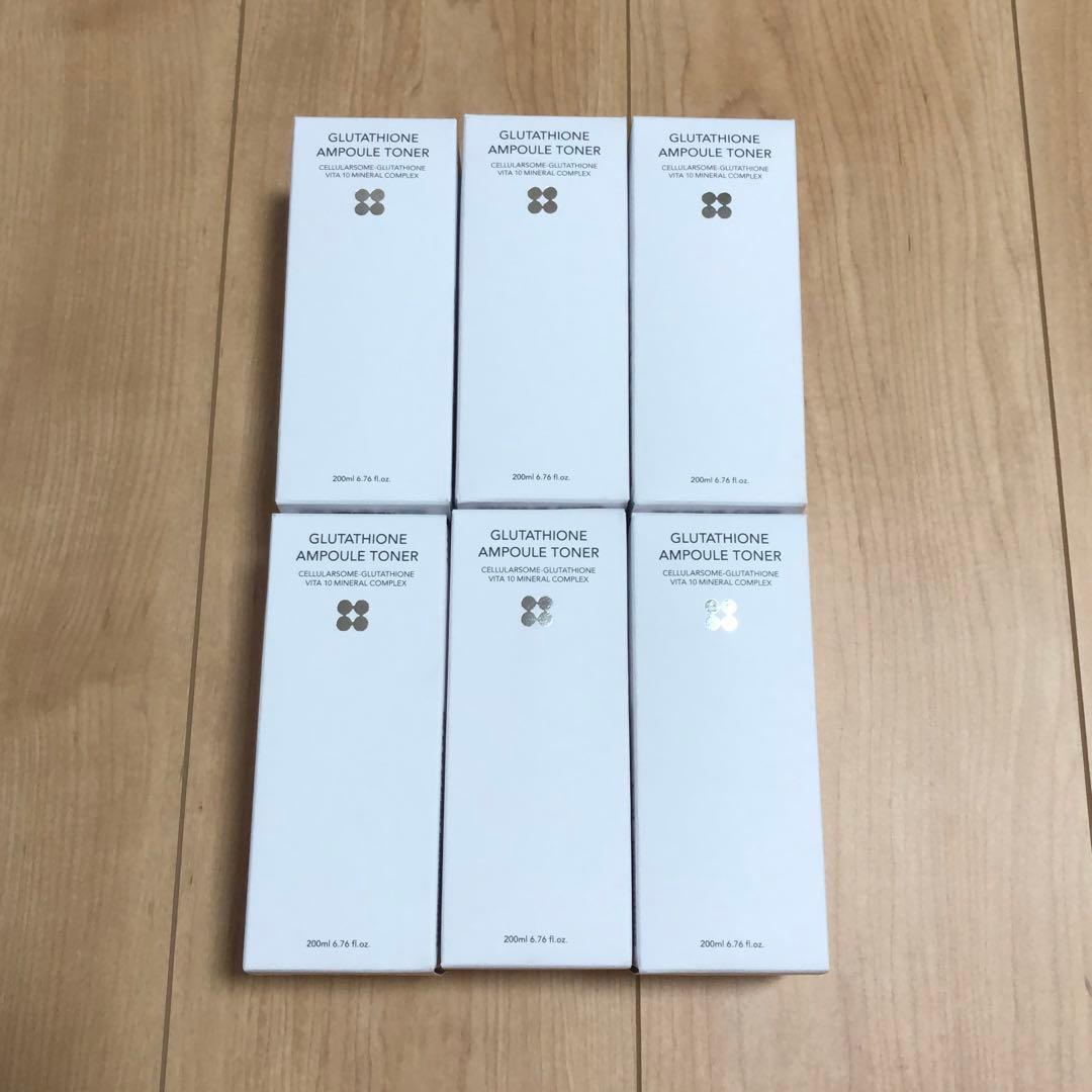 スキンアンドラブ グルタチオンアンプルトナー 200ml　★ ６本