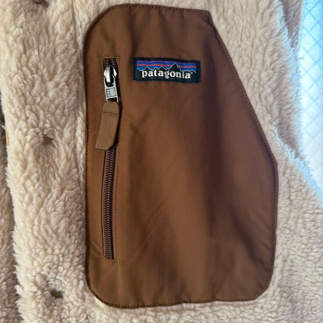 patagonia ダウンベスト ベージュ/ブラウン リバーシブル パタゴニア