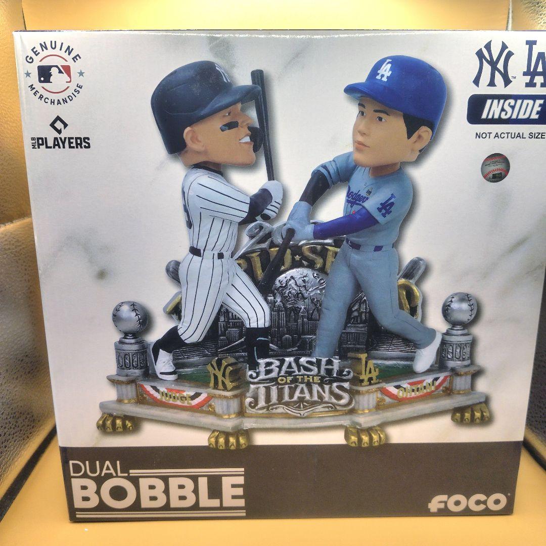 【レア品】大谷翔平 アーロン・ジャッジ ボブルヘッド 2024 ワールドシリーズ 世界524個限定】大谷翔平&アーロンジャッジ デュアルボブルヘッド