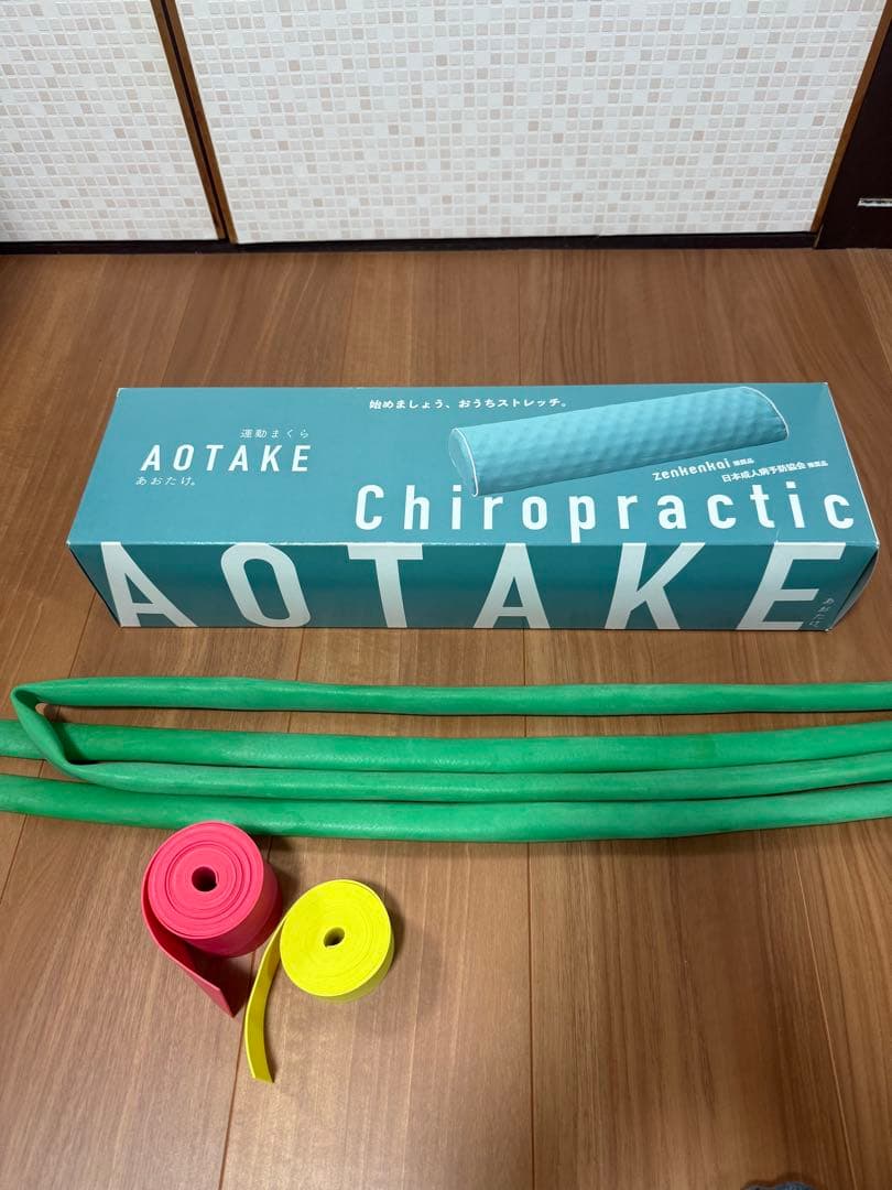 あおたけ運動枕　AOTAKE Chiropractic エクササイズバンドセット