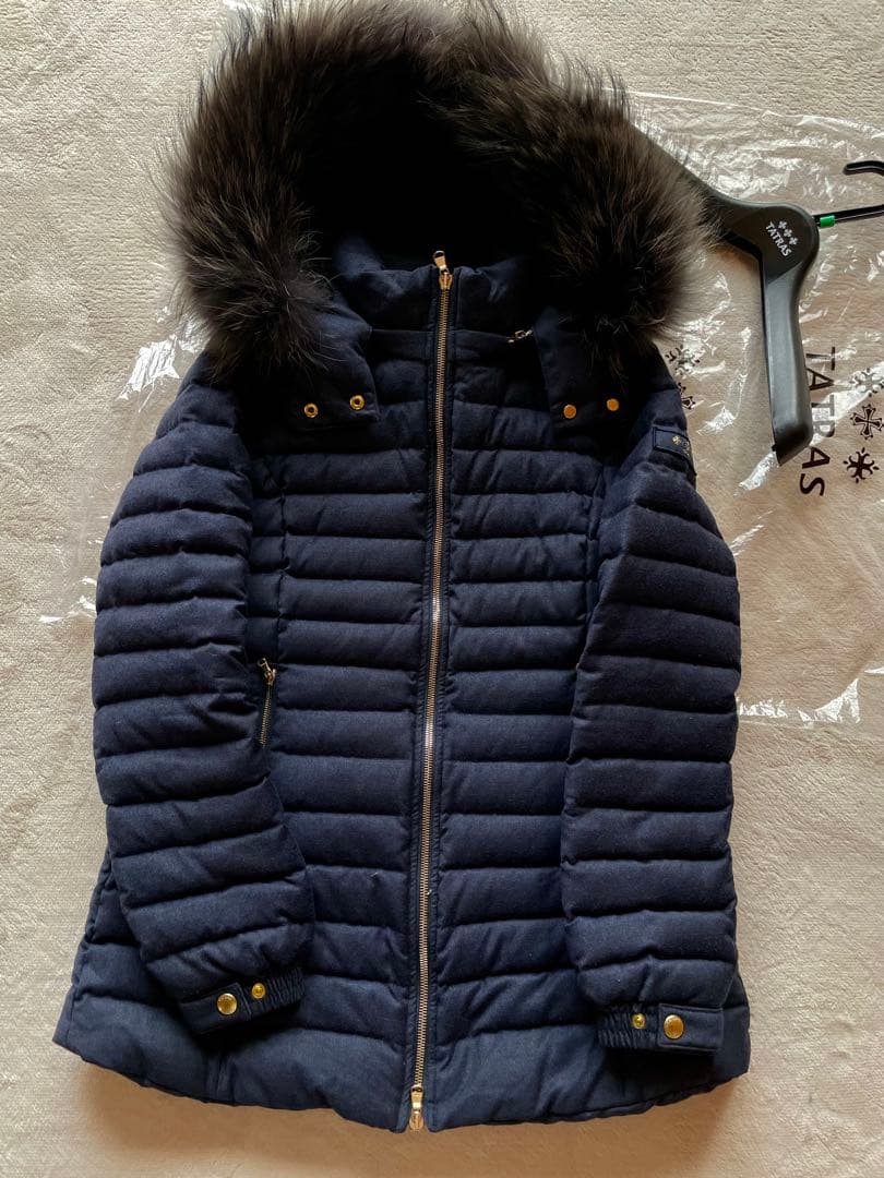 TATRASタトラス『PRIMULA-プリムラ』シルクウールダウンコートネイビー