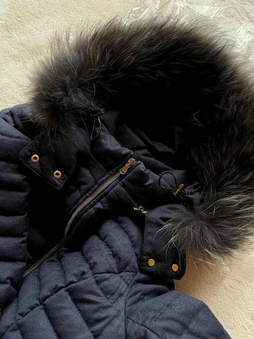 TATRASタトラス『PRIMULA-プリムラ』シルクウールダウンコートネイビー