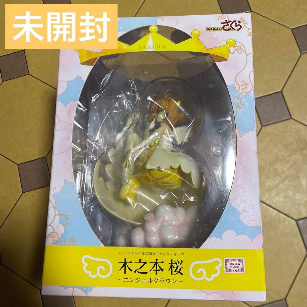 新品 カードキャプターさくら 木之本桜 エンジェルクラウン フィギュア PLUM カードキャプターさくら 木之本桜-エンジェルクラウン- 1/7 完成品