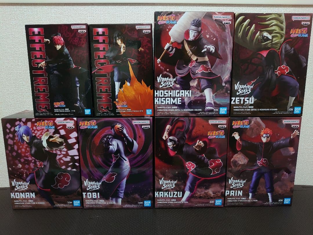 NARUTO 疾風伝 Vibration Stars 暁 フィギュアセット - メルカリ