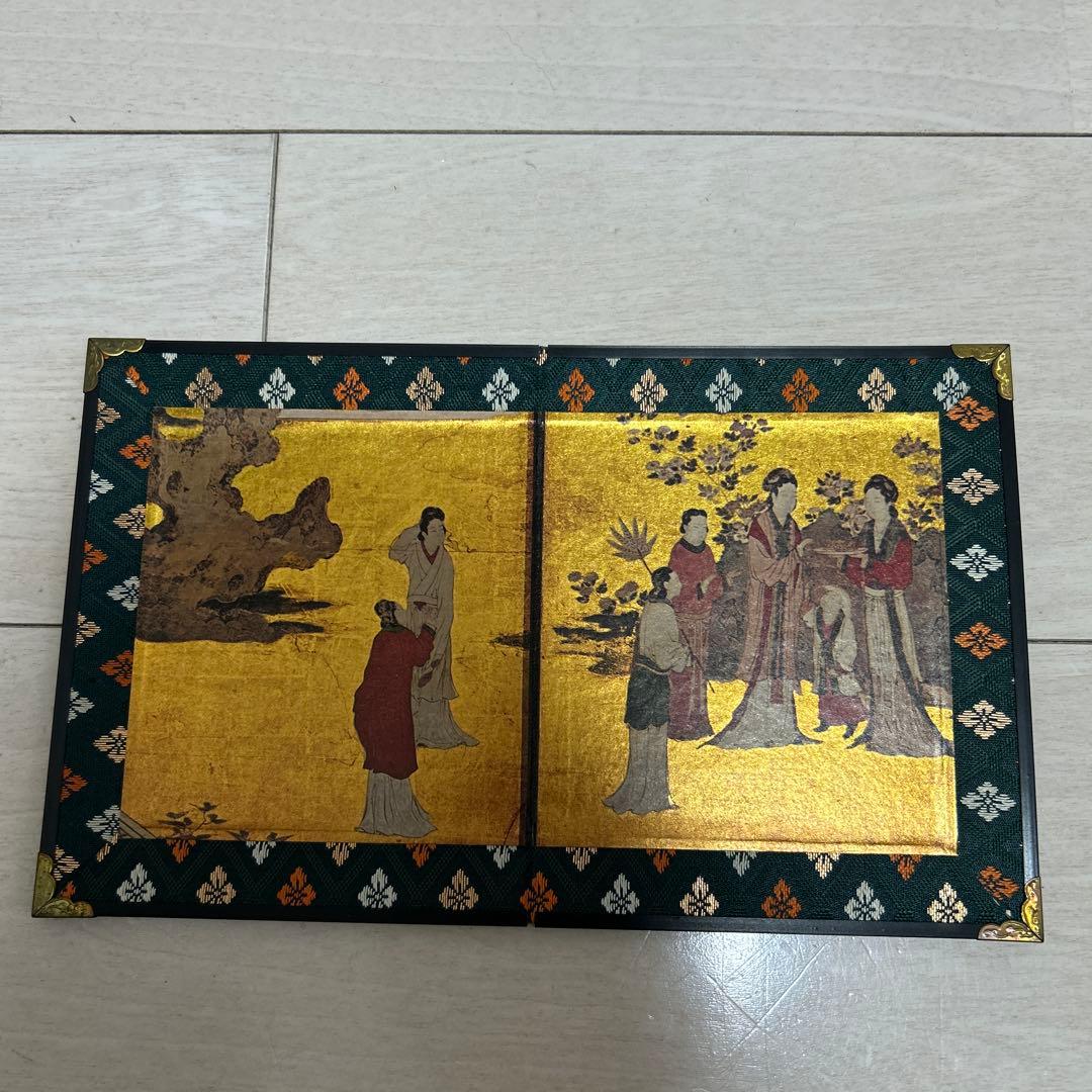 伝統的日本画 金箔使用 約30cm x 20cm - メルカリ