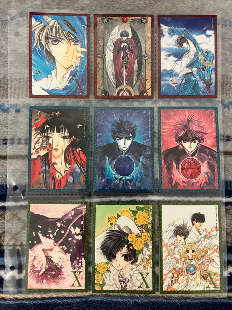 CLAMP X 原作 トレーディングカード まとめ売り88枚 カードホルダー