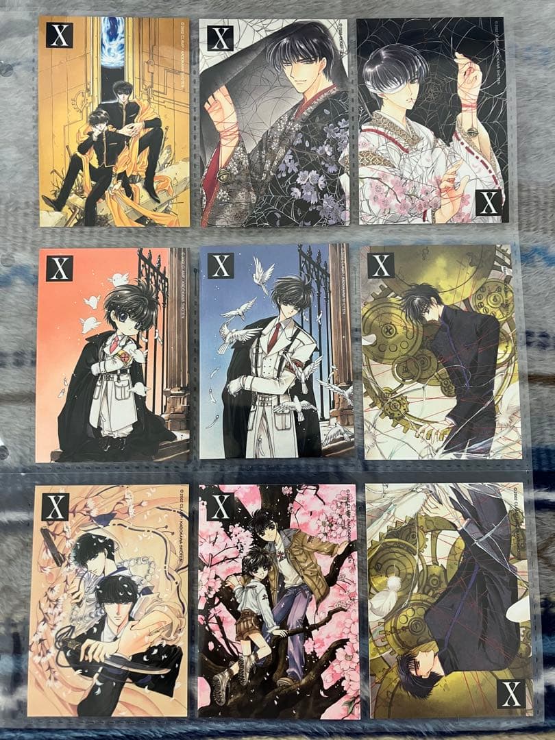 CLAMP X 原作 トレーディングカード まとめ売り88枚 カードホルダー