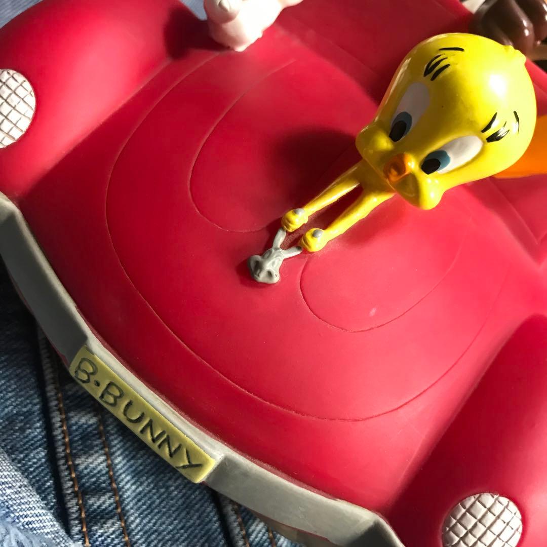 ワーナーブラザーズ バックスバニー トゥイーティー 貯金箱 ソフビ