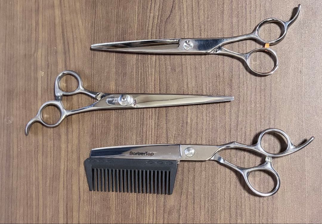 シザー3本とコーム2本 セット