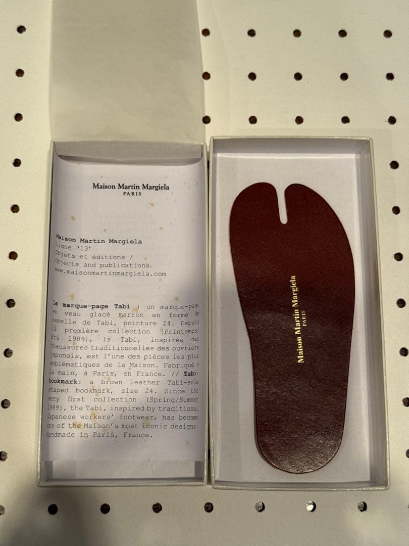 Maison Martin Margiela 足袋しおり　ブックマーク