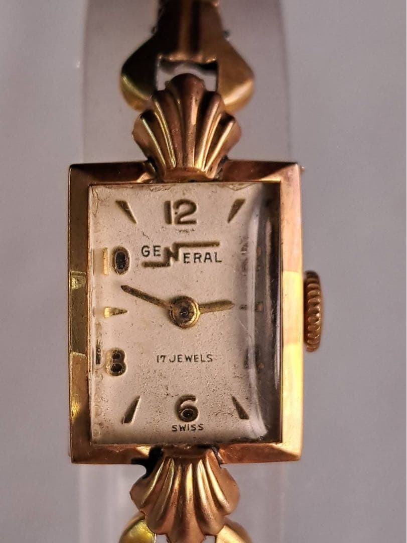 間*さ様 Ｋ18 GENERAL 17 JEWELS スイス製 レディース時計 送料無料】 スイス製 【Jacques du Manoir】 ジャックドゥマノワール