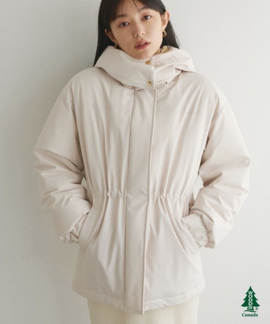 【WOODS × natural couture】ミドル丈ダウン