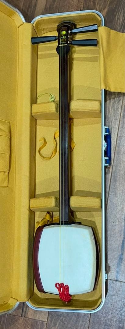 津軽三味線 高級 五錦 道男 太棹 金細 三味線 中古 民謡 和楽器の和音堂