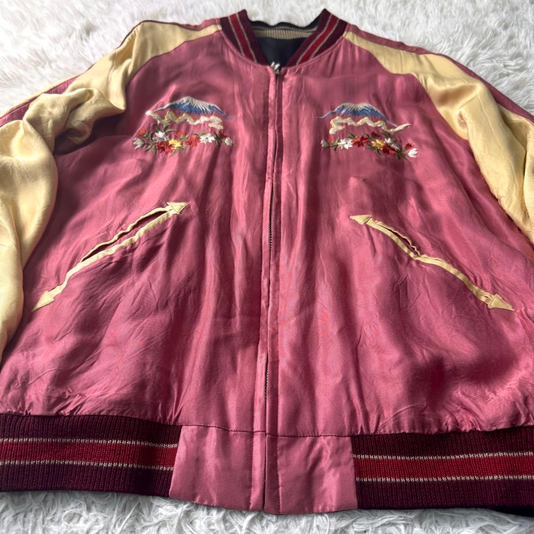 激レア】東洋エンタープライズ スカジャン リバーシブル 鷹 龍 富士山