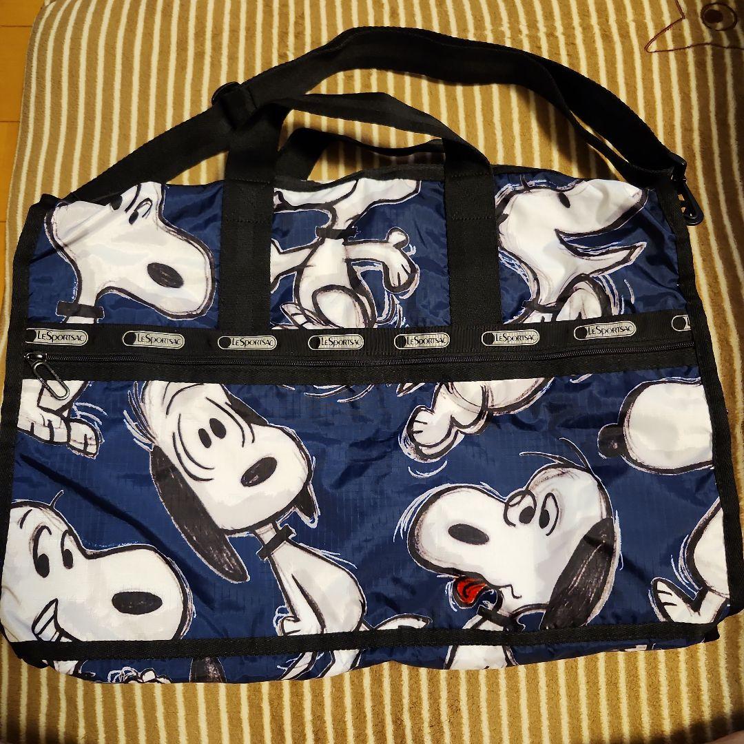 LE SPORTSAC スヌーピー ボストンバッグ