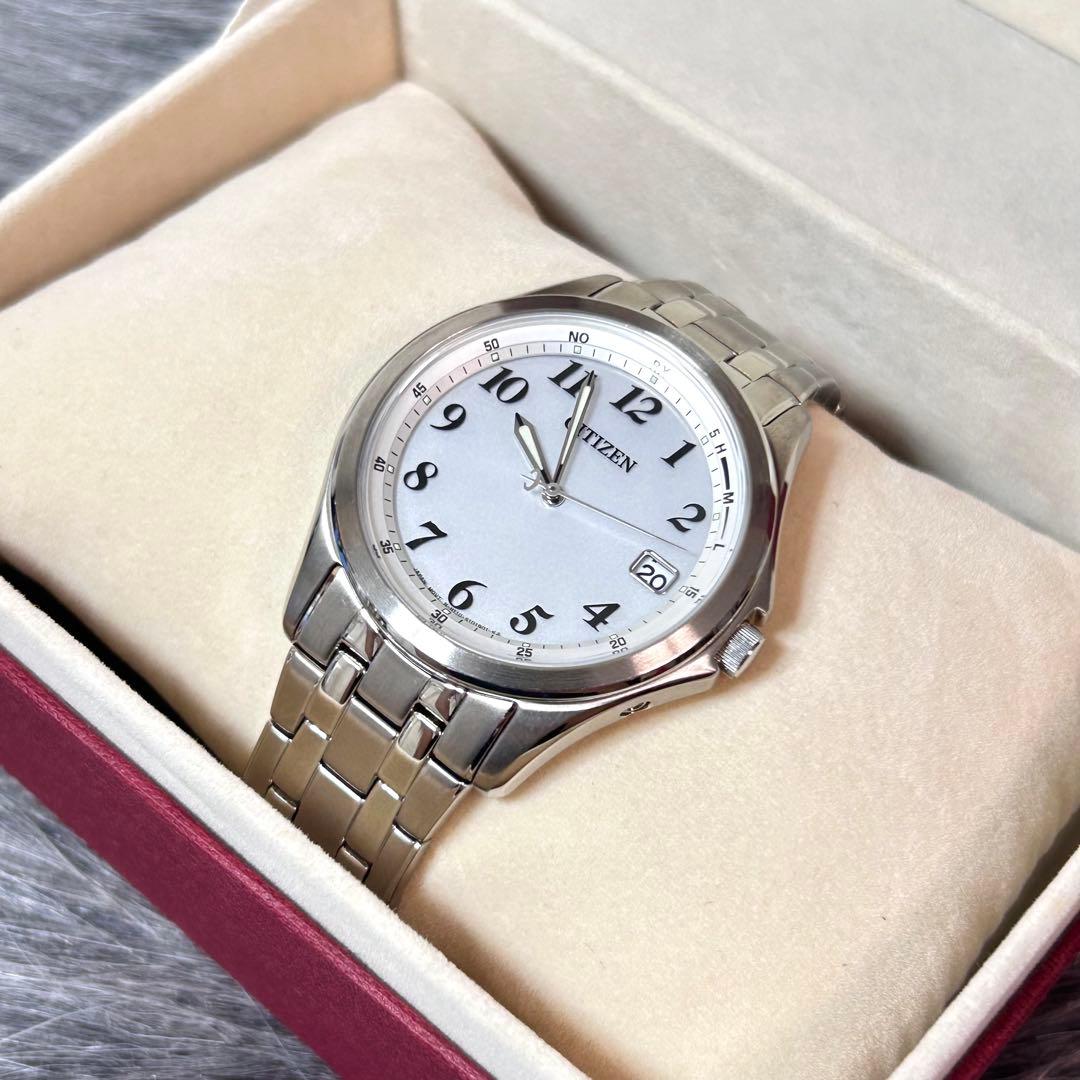 極美CITIZEN Eco-Drive 電波ソーラー FRD59-2553