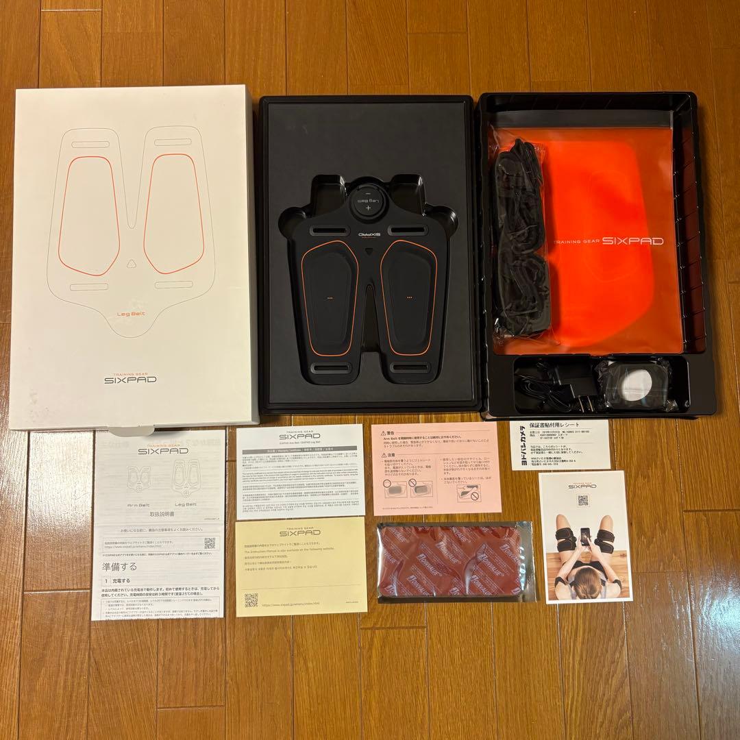 純正品　シックスパッド　レッグベルト　美品