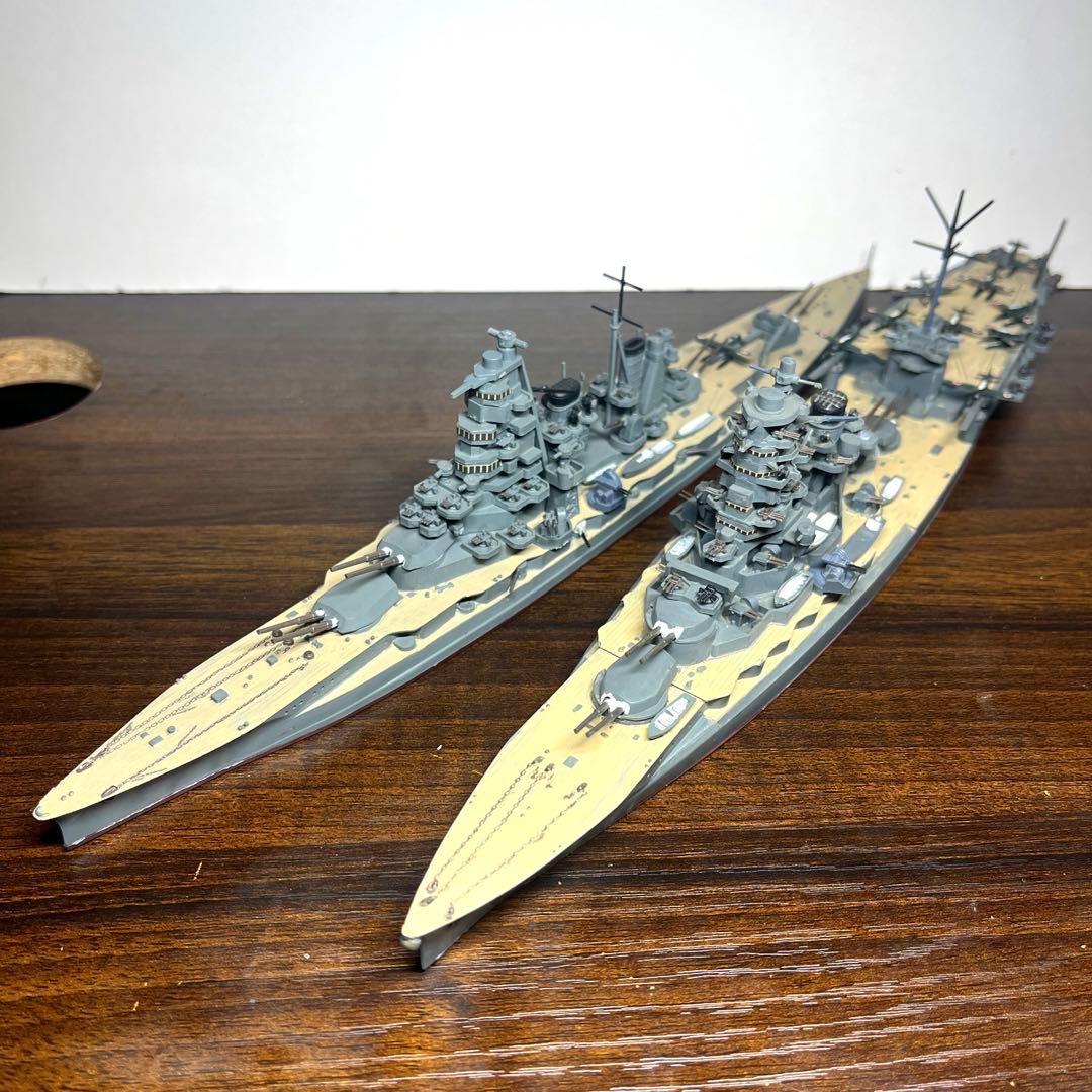1/700 日本海軍　戦艦金剛　伊勢　2隻セット IJN Kongo 1941 日本海軍戦艦金剛(Fujimi 1/700 waterline kit