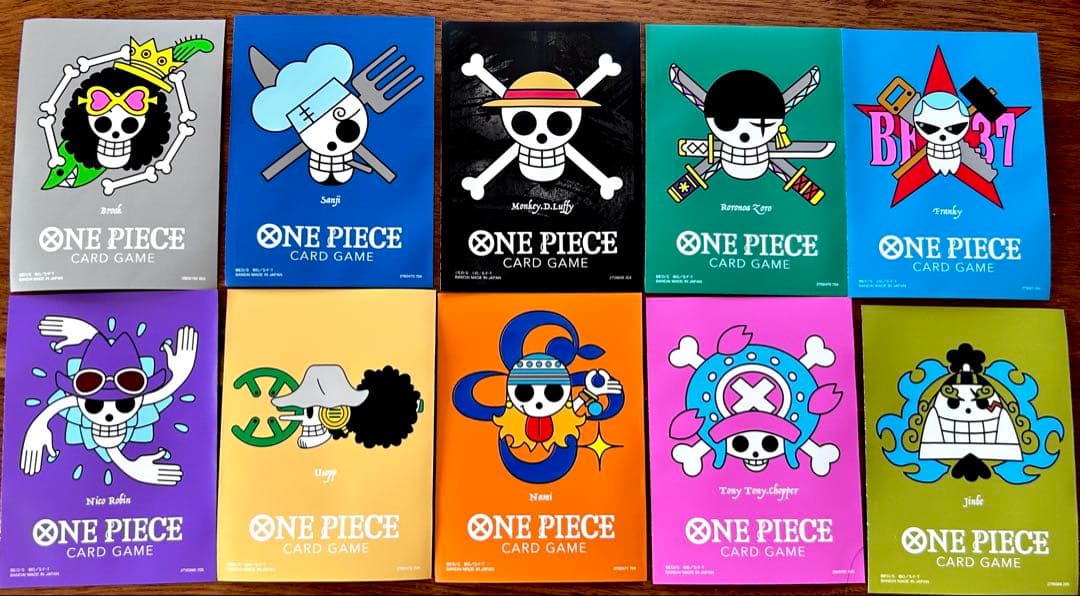 リミテッドカードスリーブ 麦わらの一味 全種10種セット 海賊旗 ドン