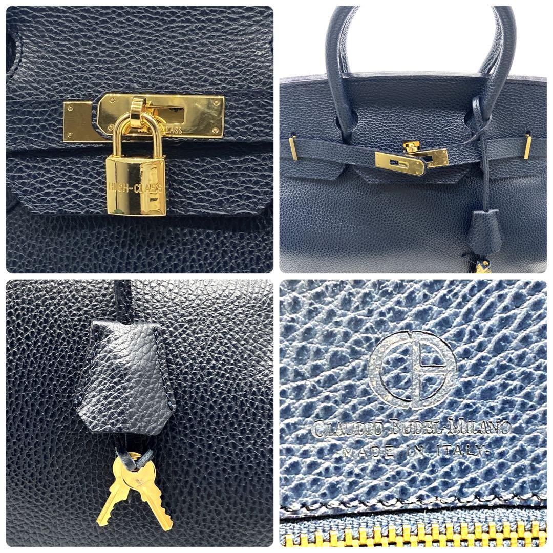 極美品】ヘンリー ハイクラス ハンドバッグ 35 カデナ ゴールド金具