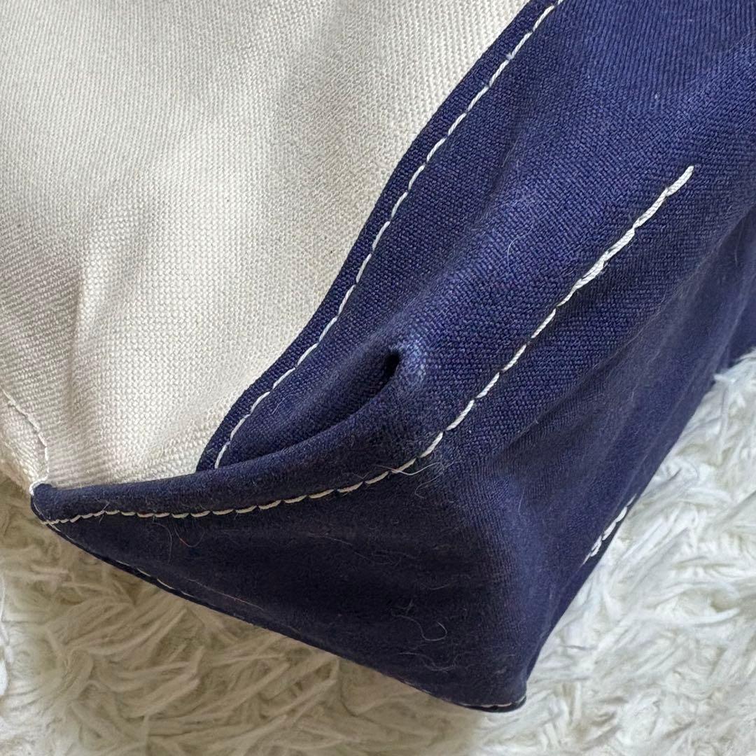 L.L.Bean Boat and Tote USA製 ネイビー ラージ 肩掛け