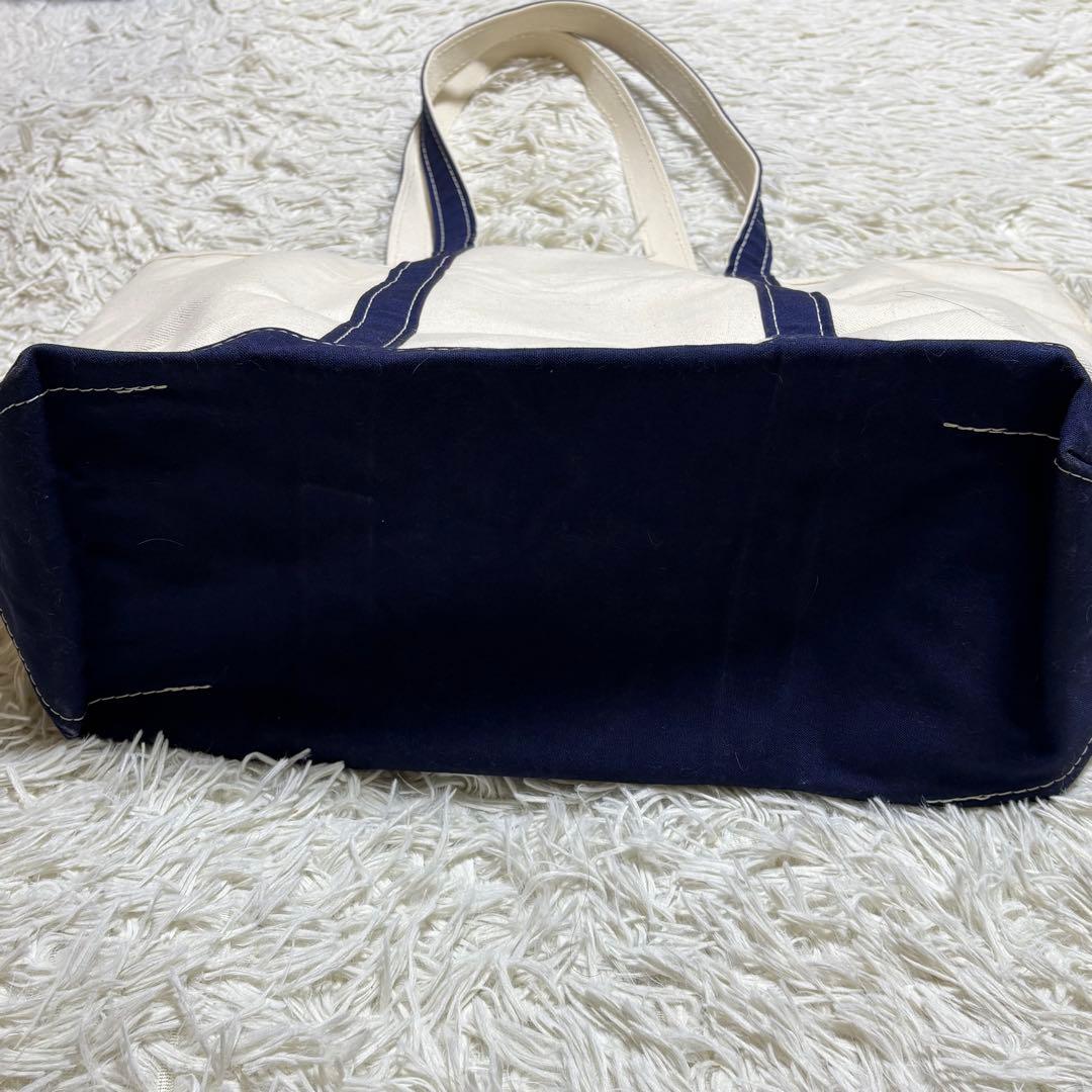 L.L.Bean Boat and Tote USA製 ネイビー ラージ 肩掛け