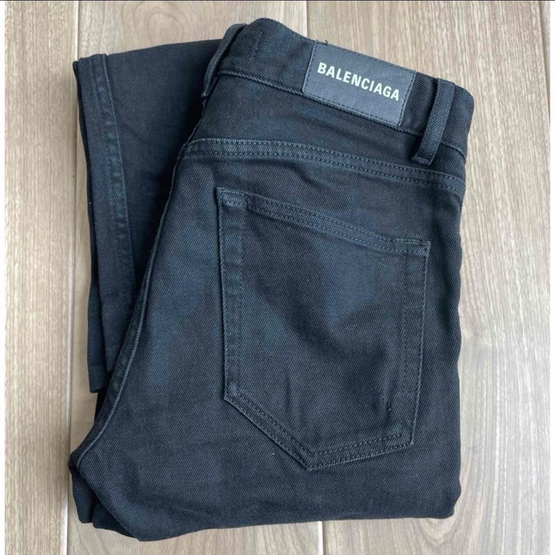 BALENCIAGA スキニーデニムパンツ レディース パンツ ブラック
