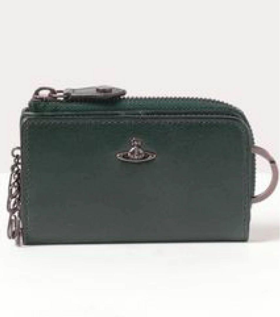 新品☆ヴィヴィアン☆ キーケース＋L字ファスナー小銭入れ＋キーリング☆コッパー緑