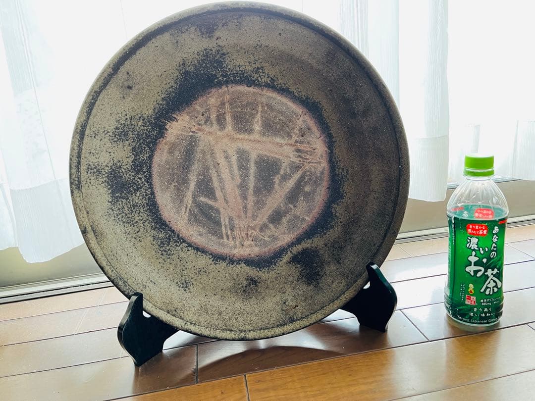 備前焼　小西陶古　大皿　箱付