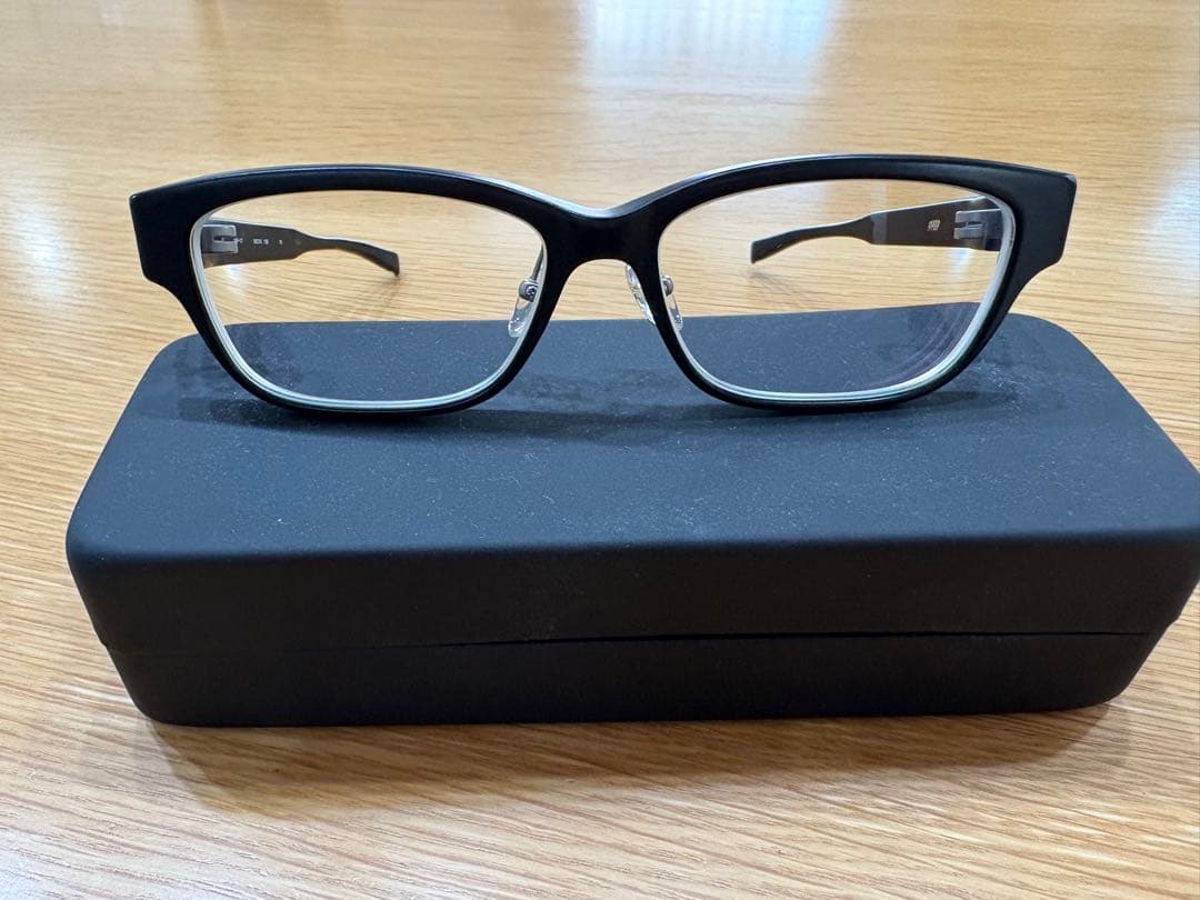 999.9 フォーナインズ　np-17 メガネ　眼鏡　マット　ブラック