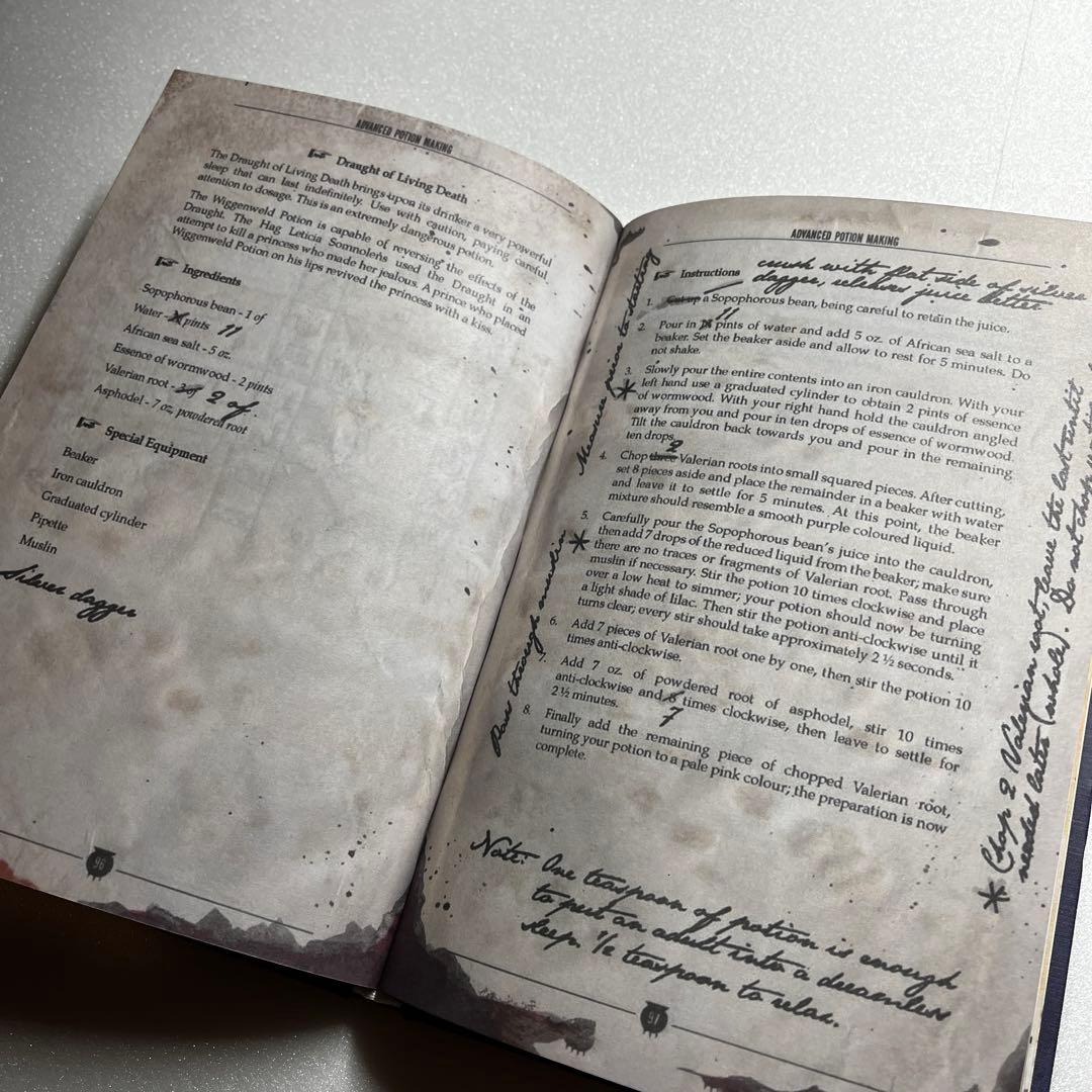 新品未使用】ハリーポッター 魔法薬学 教科書 中身あり ⑫セブルス