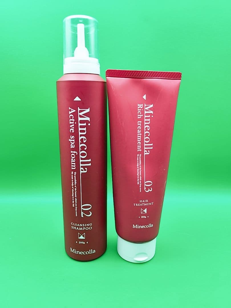 新品未使用　ミネコラ　クレンジングシャンプー　ヘアトリートメント200g 2点