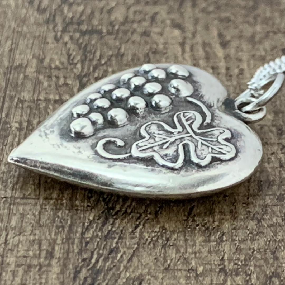 スウィートハートジュエリー葡萄 グレープ シルバーヴィンテージ