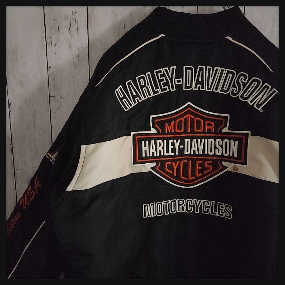【人気】ハーレーダビットソン レーシングジャケット