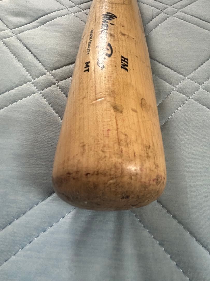 前楽天　島内宏明　ミズノプロ硬式木製バット　NPBマーク入り