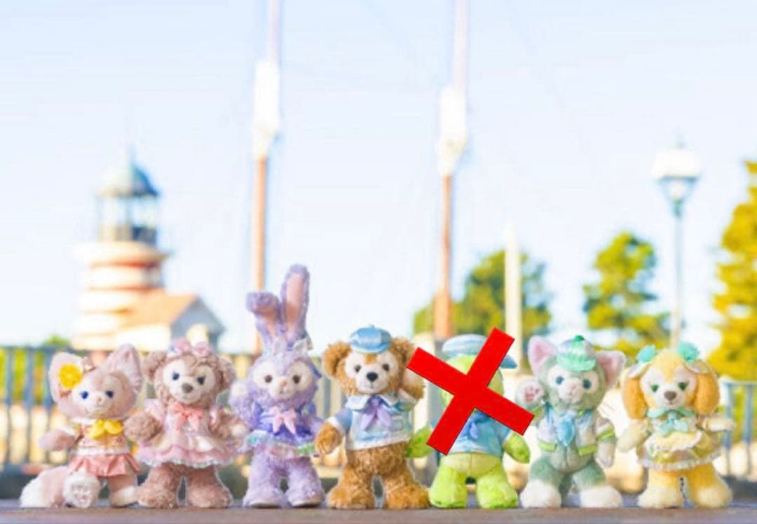 ダッフィー カラフルハピネス ポージープラッシー