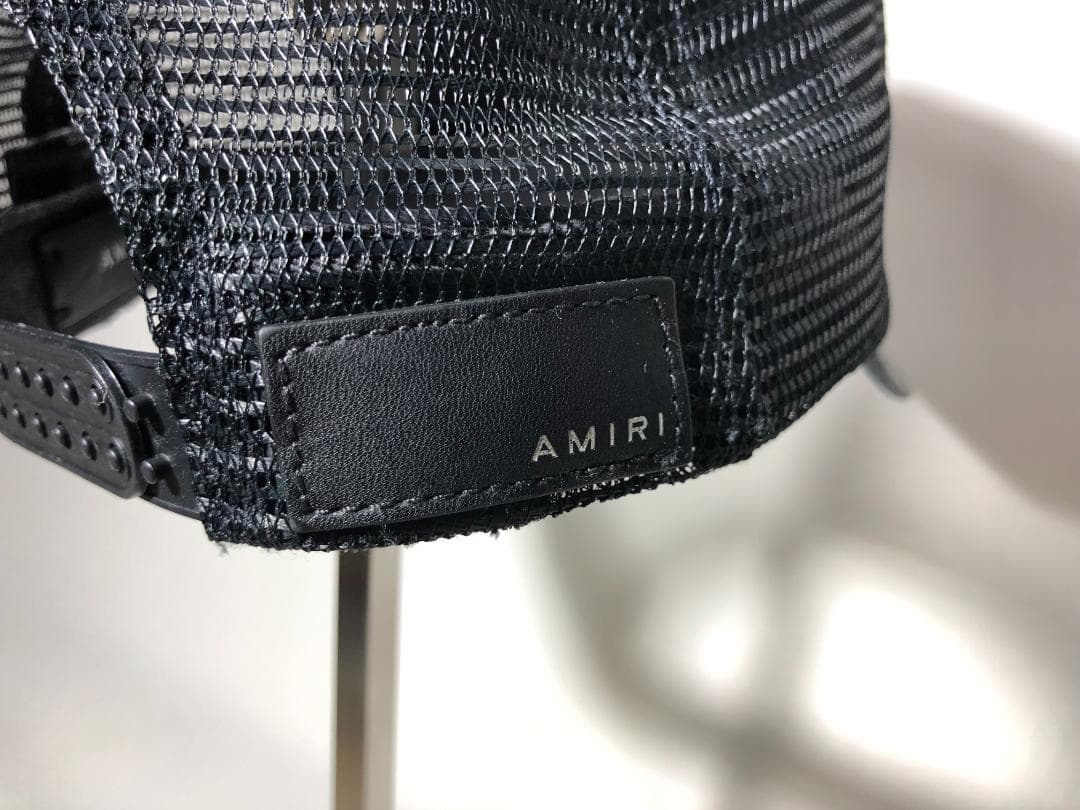 わっさん様 本物 AMIRI ブラック キャップ CORE LOGO - メルカリ